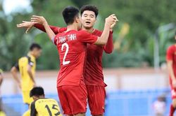 U22 Việt Nam 6-0 U22 Brunei: 'Đánh tenis' ở Binan