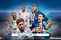 Soi kèo Real Madrid đấu với PSG. K+, K+PM trực tiếp bóng đá C1