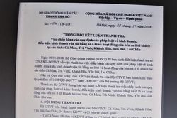 Kết luận thanh tra lĩnh vực GTVT: Bộ nói công khai, 'đỏ mắt' tìm không thấy