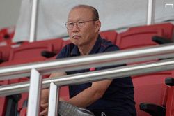 HLV Park Hang-seo và Hùng Dũng tới sân 'xem giò' U22 Thái Lan đấu Indonesia