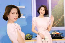 Ngọc Trinh đẹp không góc chết, ai mà chẳng say khi chọn màu hồng baby
