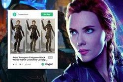 Trang phục của Black Widow trong Endgame ban đầu giống hệt với trang phục của Ronin?