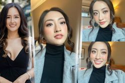 Lương Thùy Linh tự make-up đẹp 'mê hồn' đến nỗi Mai Phương Thúy cũng phải ghen tỵ