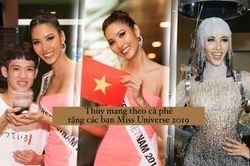 Được fan tặng chè để thi đậu, Hoàng Thùy mang 'Cafe sữa đá' sang Mỹ 'chiêu đãi' Miss Universe 2019