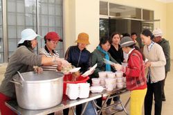 Bữa chay từ thiện cho bệnh nhân