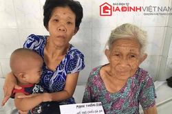 Bà 80 tuổi bán vé số mưu sinh, nuôi mẹ con cháu ngoại tâm thần