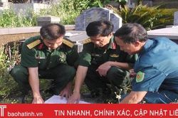 Hà Tĩnh có 167/262 xã, phường, thị trấn đã vẽ bản đồ quy tập hài cốt liệt sĩ
