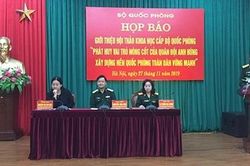 Phát huy vai trò của Quân đội anh hùng, xây dựng nền quốc phòng toàn dân vững mạnh