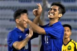 Bàn thắng thứ tư của U22 Thái Lan vào lưới Brunei