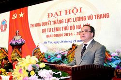Bí thư Thành ủy Hoàng Trung Hải: Phong trào thi đua đã góp phần nâng cao sức mạnh lực lượng vũ trang Thủ đô