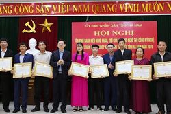 Tôn vinh nghệ nhân, thợ giỏi lĩnh vực nghề thủ công mỹ nghệ