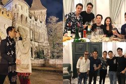 Vợ chồng Dương Khắc Linh, Lê Hiếu dự sinh nhật 36 tuổi của Đăng Khôi