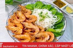 Tôm chiên giòn sốt bơ chanh chua chua ngậy ngậy khiến cả nhà khen nức nở