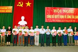 Tiếp tục điều động, luân chuyển cán bộ diện Ban Thường vụ Thành ủy quản lý