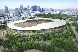 Sân Olympic 1,4 tỷ USD của Nhật trị nóng bằng gỗ từ đất 'sóng thần'