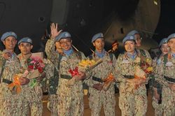 Ngày về từ Nam Sudan: Tự hào những sứ giả hòa bình