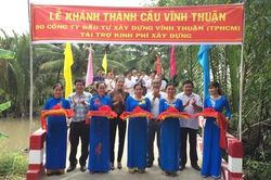 Khánh thành cầu nông thôn tại Bến Tre