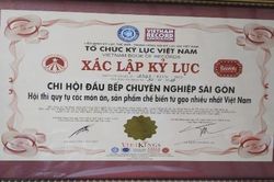 Xác lập kỷ lục 100 món ăn từ gạo và các sản phẩm từ gạo