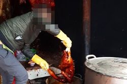'Công nghệ' đáng sợ, nhổ lông vịt siêu nhanh bằng hóa chất đen như hắc ín