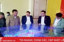 Thôn duy nhất ở Thạch Hà có sa bàn thu nhỏ tổng thể khu dân cư