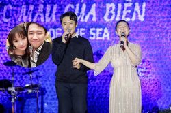 Trấn Thành song ca cùng Kim Thư nhưng cũng không quên 'cà khịa' Hari Won bên dưới
