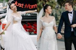 Hoàng Oanh bị soi lộ vòng 2 lớn bất thường, rộ nghi vấn đã mang thai với chồng Tây cực phẩm