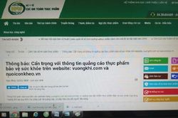 Cục trưởng Cục An toàn thực phẩm: 'Doanh nghiệp không thừa nhận quảng cáo sai phạm, chúng tôi sẽ truy đến cùng'