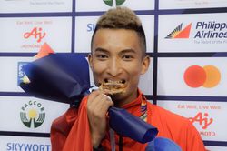 Đức Trí giành HCV võ gậy tại SEA Games sau 2 tháng tập luyện