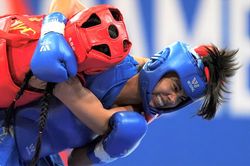 Nguyễn Thị Trang đánh bại VĐV Thái Lan giành HCV wushu