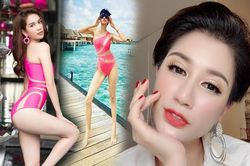 Phát 'sốt' với ảnh Trang Trần diện bikini được Ngọc Trinh tặng