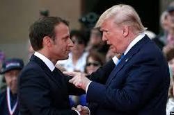 Trước khi nhóm họp với Tổng thống Trump, ông Macron nhận tin dữ từ Mỹ