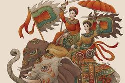 Tình yêu dân tộc nối dài trong những bức tranh Đông Hồ