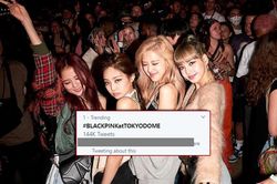 Hashtag #BLACKPINKatTOKYODOME tung hoành Twitter ủng hộ concert tại Nhật của BlackPink