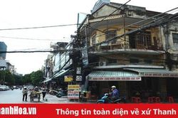 'Mạng nhện' dây cáp gây mất mỹ quan đô thị