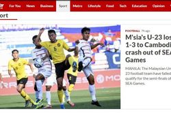 'U22 Malaysia đã bị U22 Campuchia hạ nhục tại SEA Games 30'
