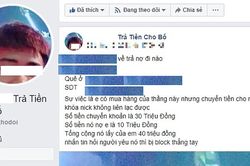 Lên mạng xã hội đòi nợ