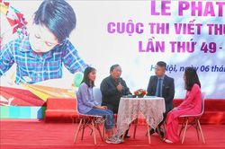 Lễ phát động Cuộc thi viết thư quốc tế UPU lần thứ 49