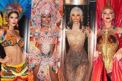 12 trang phục dân tộc nổi nhất Miss Universe 2019: 'Cafe phin' của Hoàng Thùy lăm le giật giải