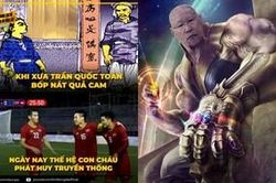Ảnh chế: Tiến Linh, Đức Chinh thay nhau 'bóp nát' U22 Campuchia
