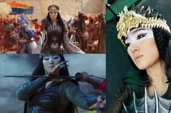Củng Lợi đăng hình selfie với tạo hình phù thủy Thần Lang trong 'Mulan - Hoa Mộc Lan'