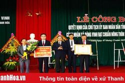 Xã Đông Vinh (TP Thanh Hóa) đón nhận Quyết định công nhận xã đạt chuẩn thôn mới