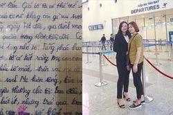 Bức thư đẫm nước mắt con gái gửi người cha chưa một lần gặp mặt
