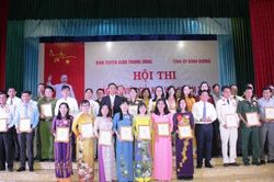 Sáu thí sinh khu vực III được chọn dự Hội thi Báo cáo viên giỏi toàn quốc năm 2019