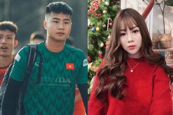 Bạn gái lớn hơn 2 tuổi của thủ môn Văn Toản: Xinh xinh biết 'thả thính' khiến người yêu không muốn rời nửa bước