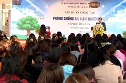 Cận cảnh cách sơ cứu trẻ mầm non với các tai nạn có thể xảy ra trong trường học