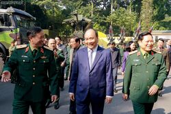 CHÙM ẢNH: Thủ tướng dự Hội nghị Quân chính toàn quân