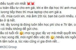 Câu chuyện anh trai nhà người ta: 'Em có còn tiền tiêu không?'