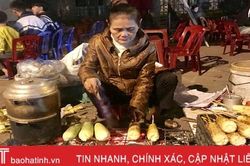 Vất vả mưu sinh trong đêm lạnh Thành Sen