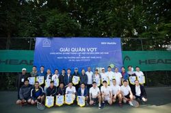 BIDV MetLife tài trợ độc quyền Giải quần vợt giao hữu ngành bảo hiểm