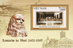 Phát hành bộ tem Leonardo da Vinci
